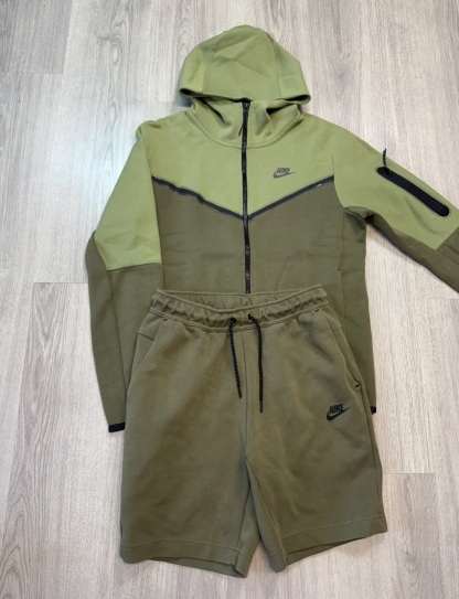 Tech Fleece Sweatshirt & Shorts Set-20 colors Image - 13