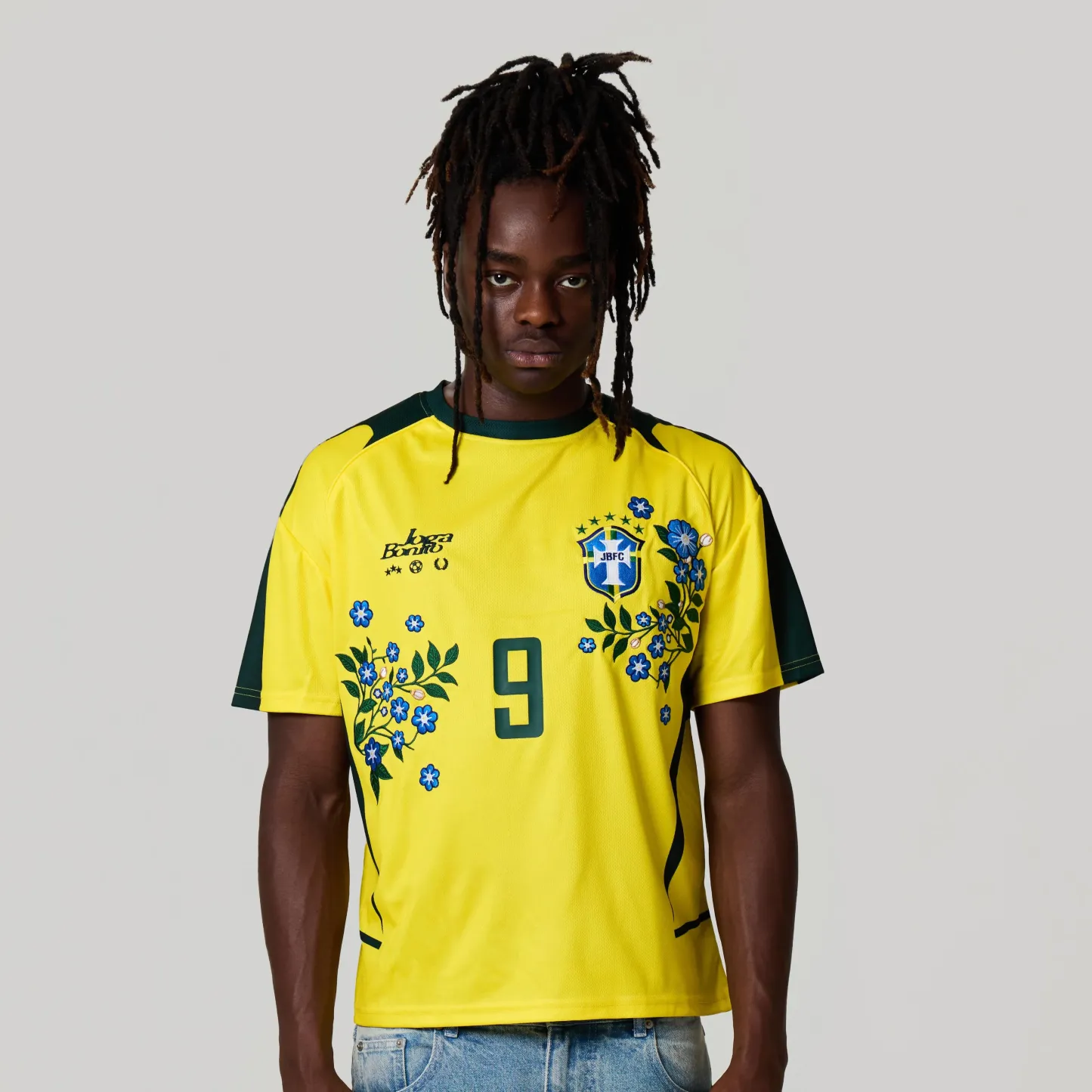 BRAZIL EMBROIDERED JERSEY