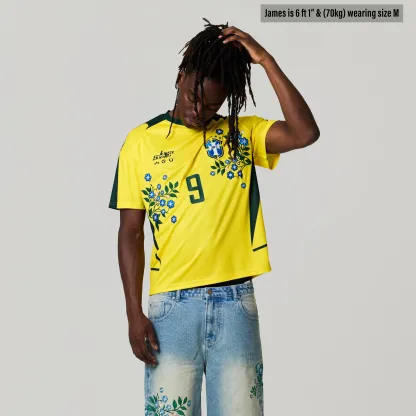 BRAZIL EMBROIDERED JERSEY