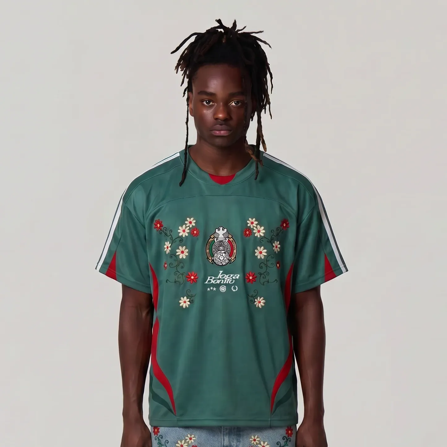 MEXICO EMBROIDERED JERSEY