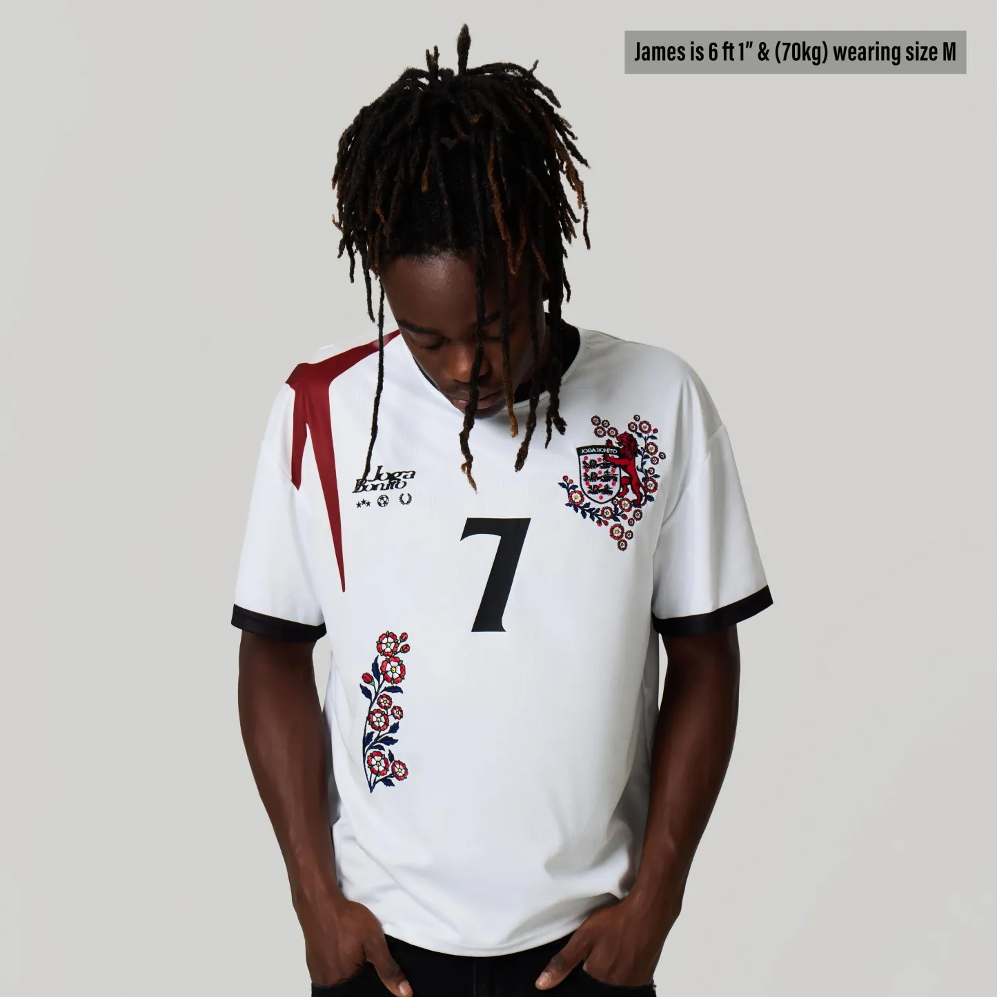 ENGLAND EMBROIDERED JERSEY