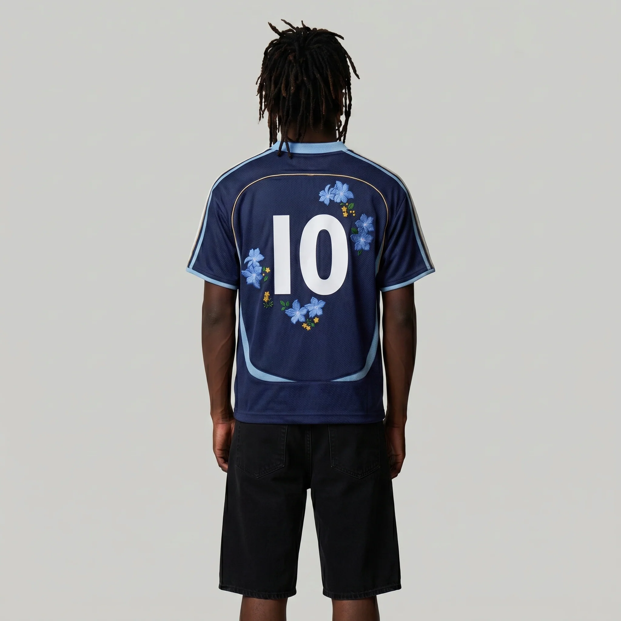 ARGENTINA EMBROIDERED JERSEY