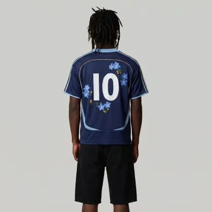 ARGENTINA EMBROIDERED JERSEY