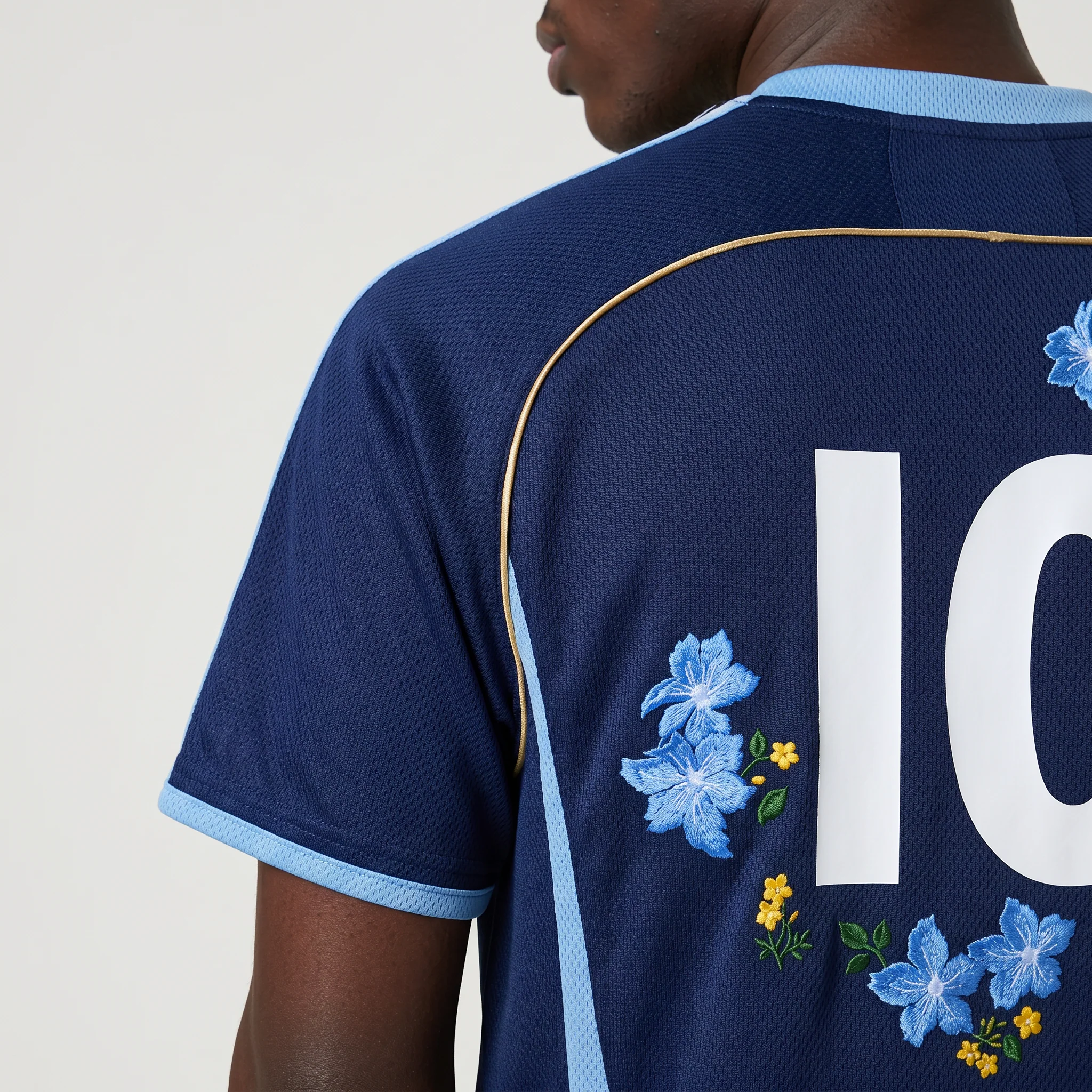 ARGENTINA EMBROIDERED JERSEY