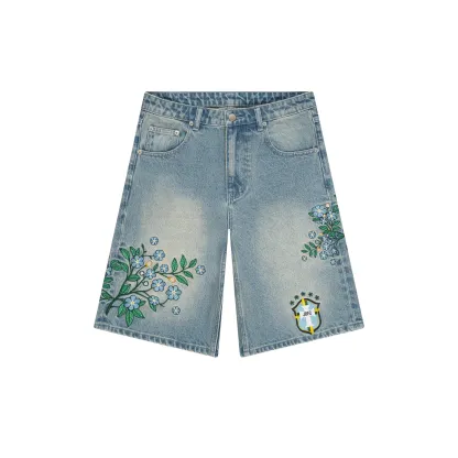 BRAZIL EMBROIDERED JORTS