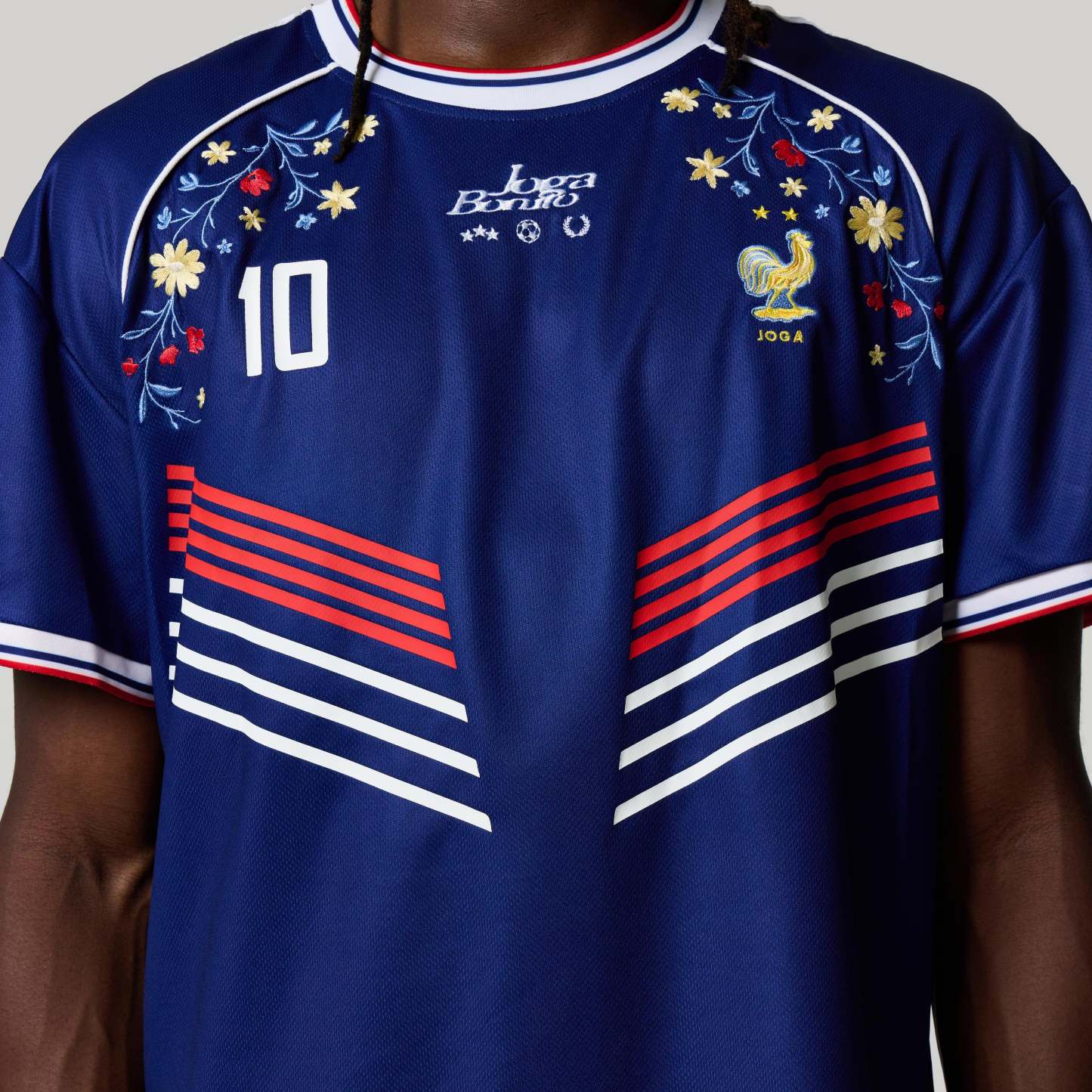 FRANCE EMBROIDERED JERSEY