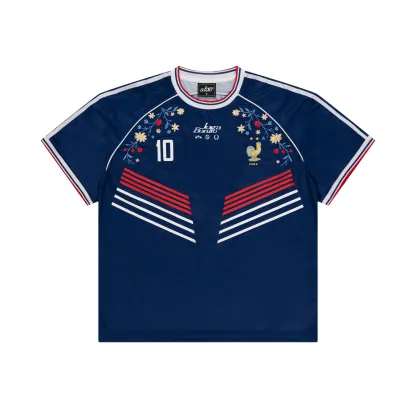 FRANCE EMBROIDERED JERSEY
