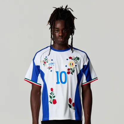 ITALY EMBROIDERED JERSEY
