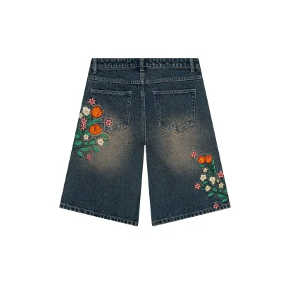 NETHERLANDS EMBROIDERED JORTS