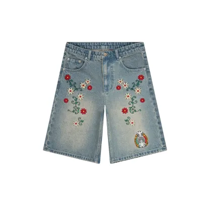 MEXICO EMBROIDERED JORTS