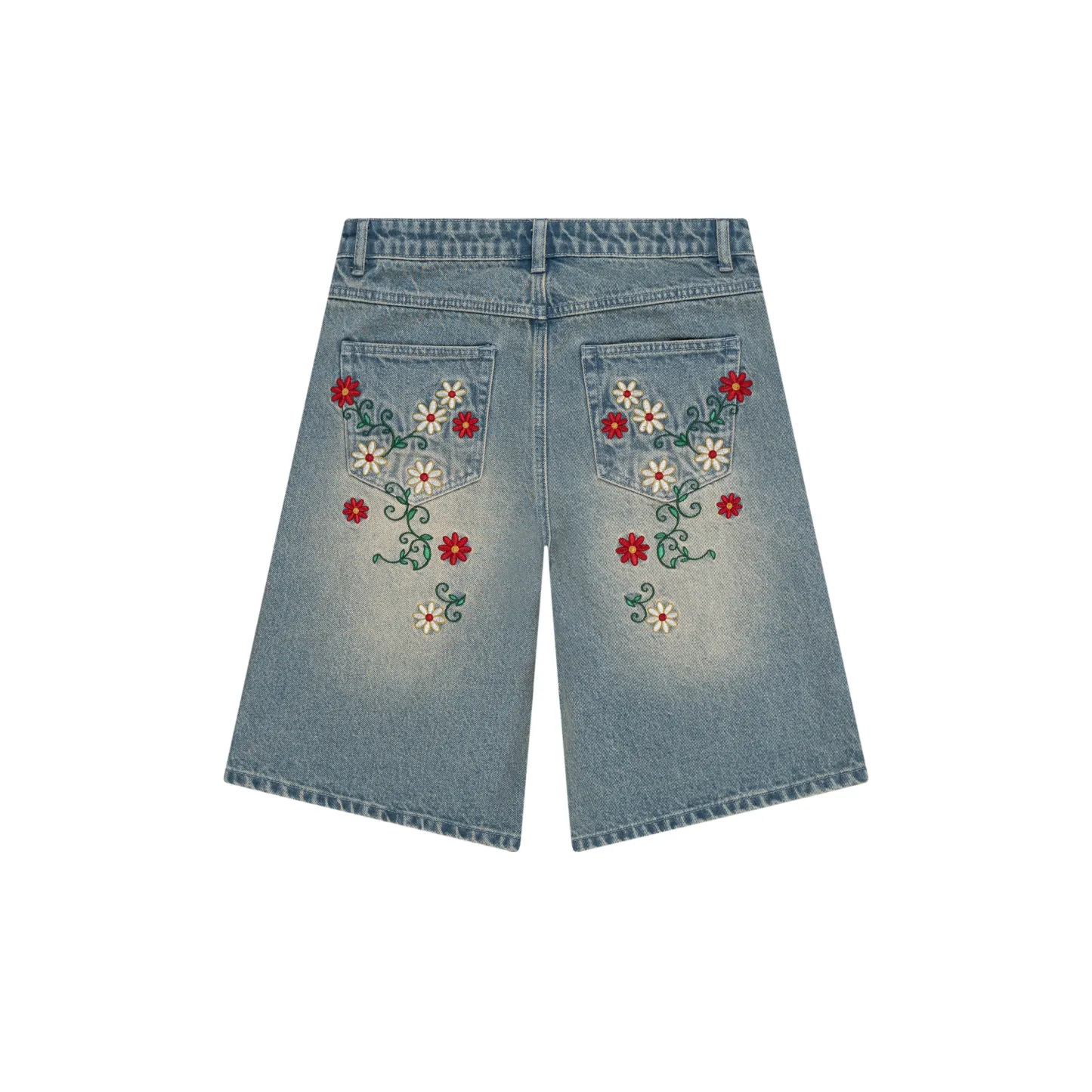 MEXICO EMBROIDERED JORTS
