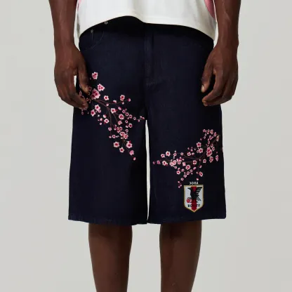 JAPAN EMBROIDERED JORTS
