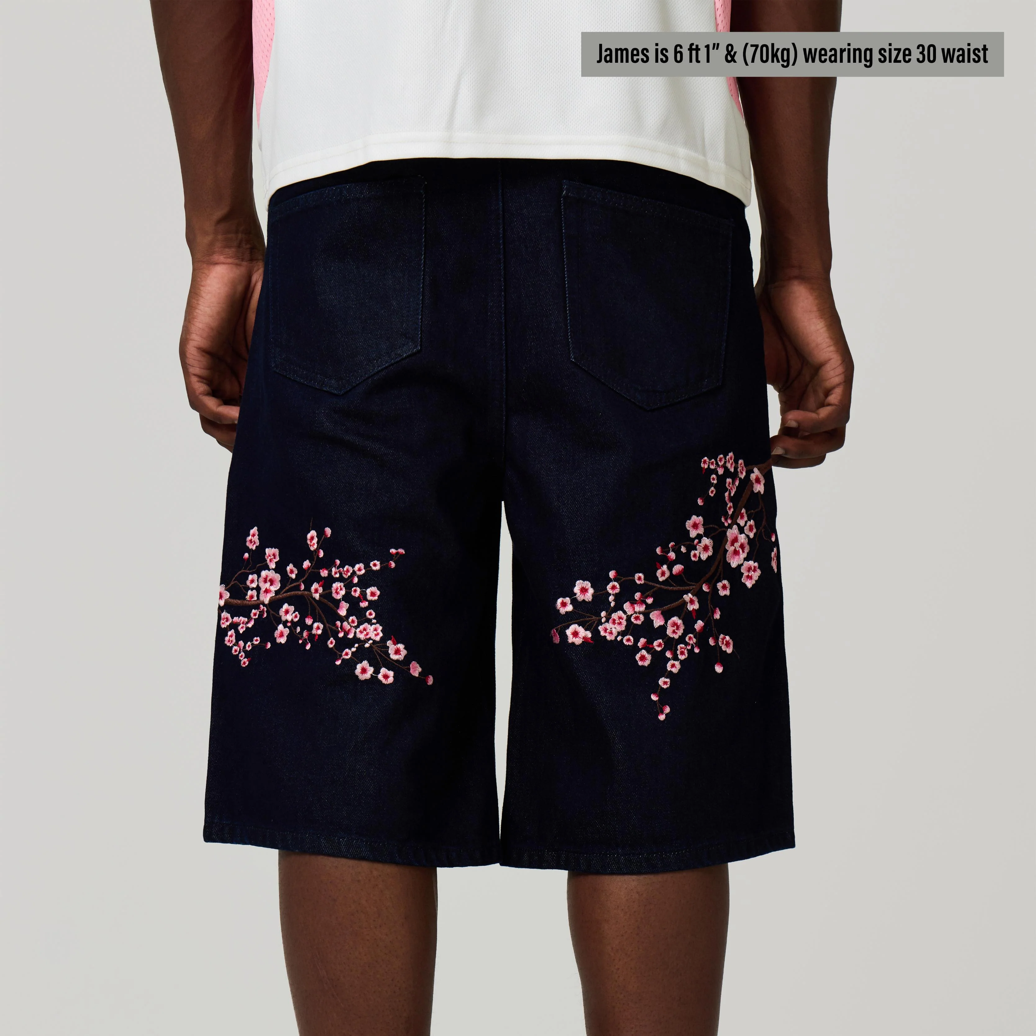 JAPAN EMBROIDERED JORTS