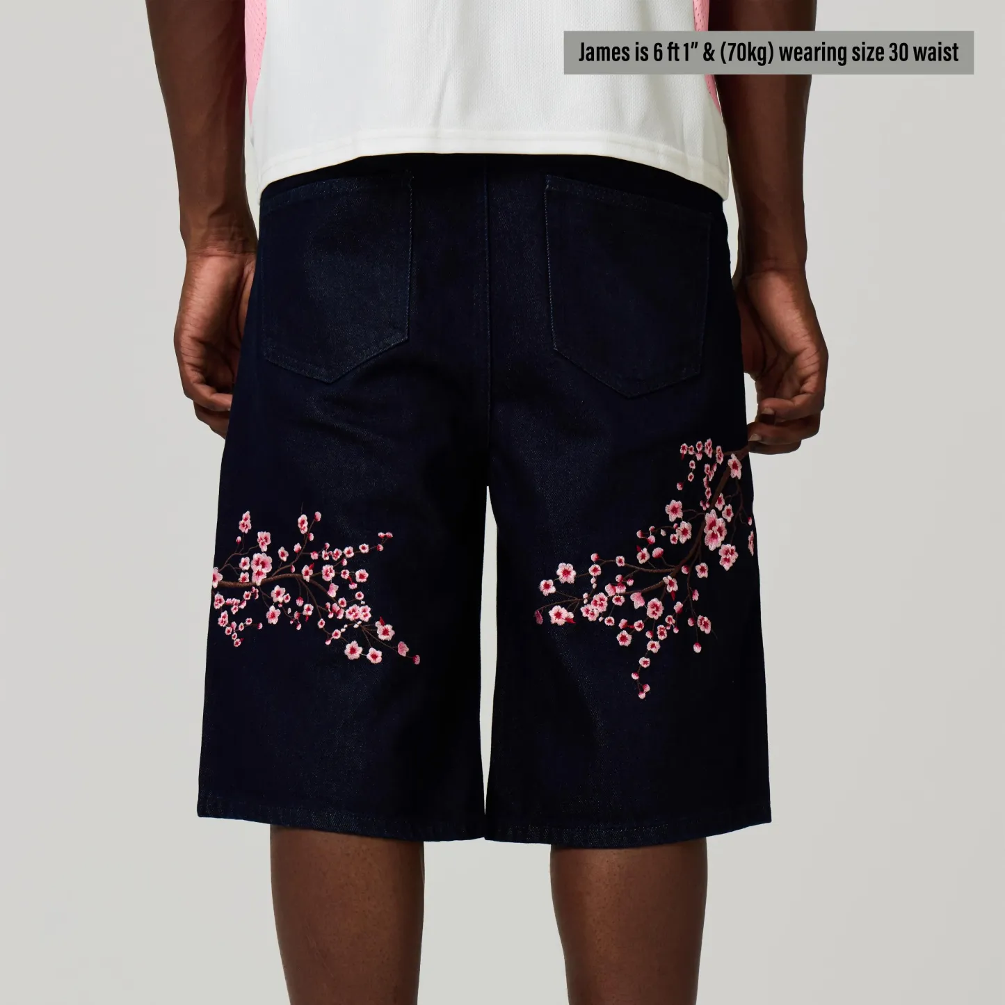 JAPAN EMBROIDERED JORTS
