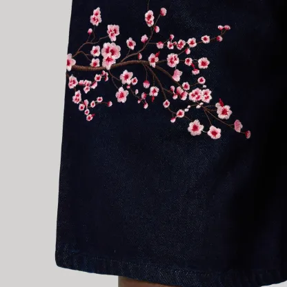 JAPAN EMBROIDERED JORTS