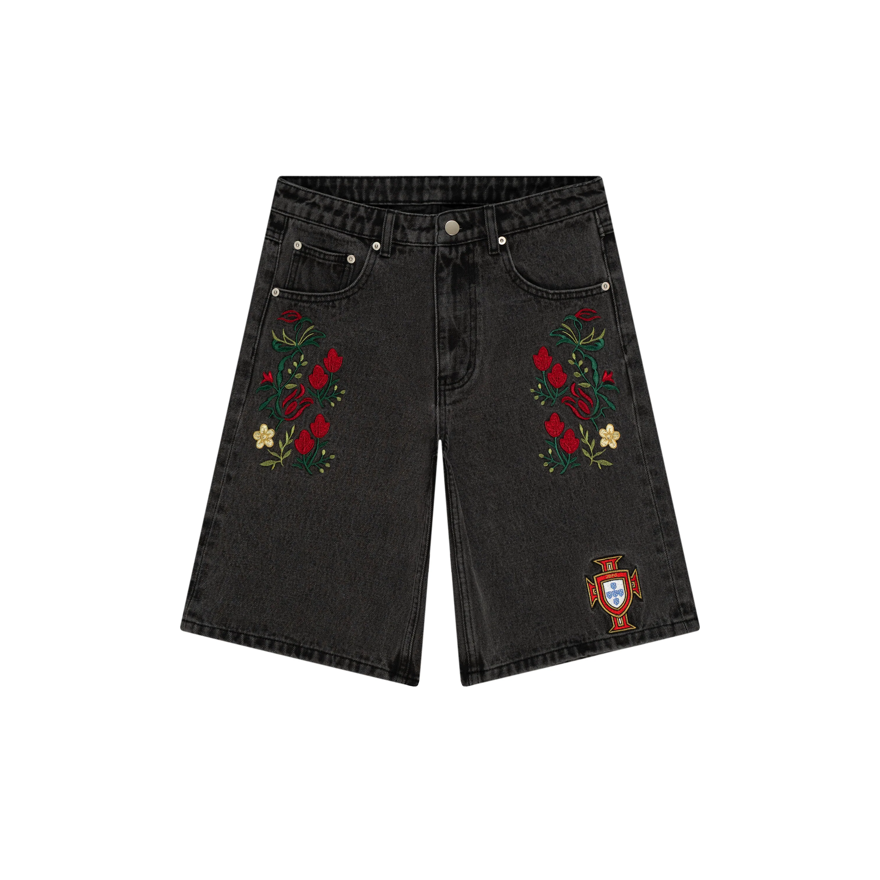 PORTUGAL EMBROIDERED JORTS