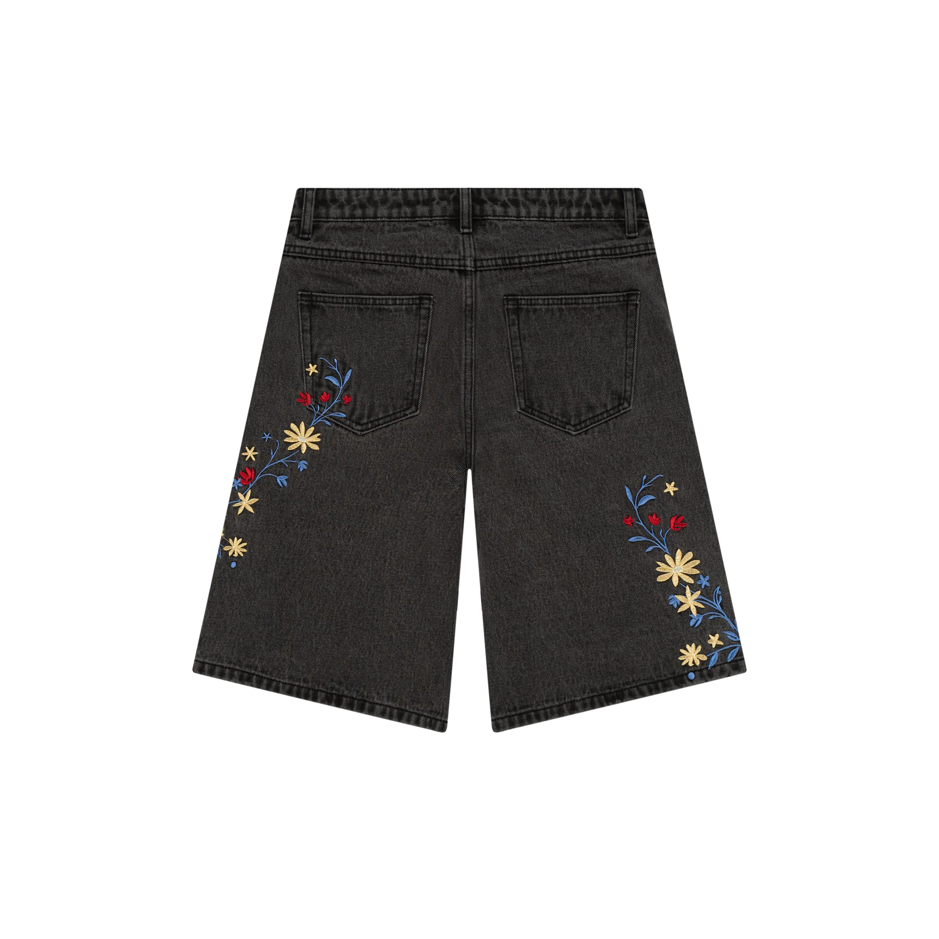 FRANCE EMBROIDERED JORTS