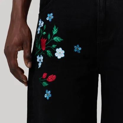 ITALY EMBROIDERED JORTS