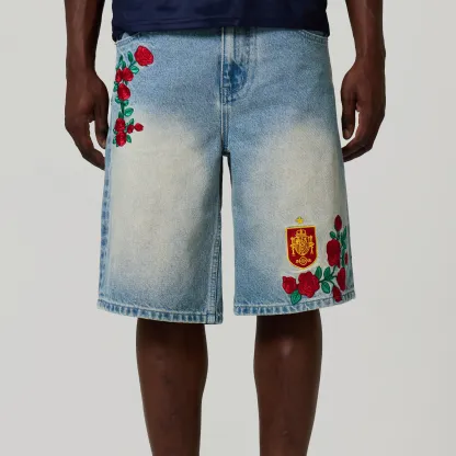 SPAIN EMBROIDERED JORTS