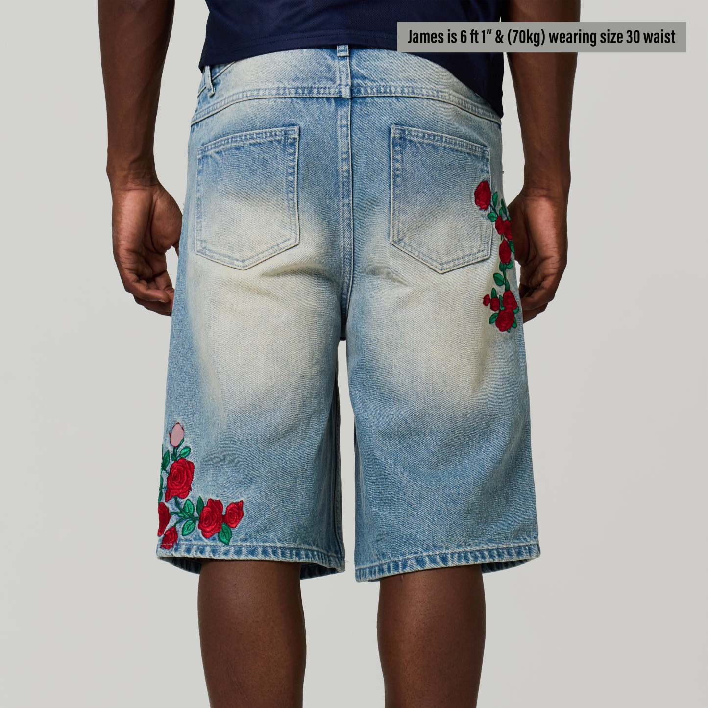 SPAIN EMBROIDERED JORTS