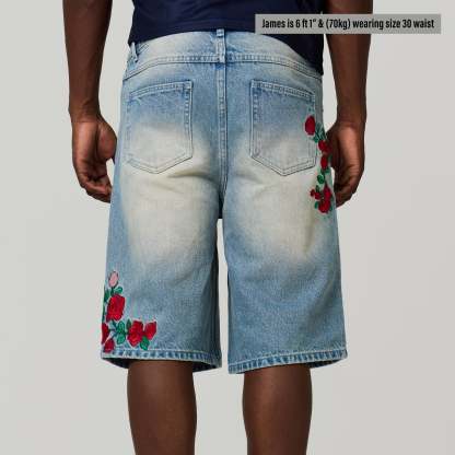 SPAIN EMBROIDERED JORTS