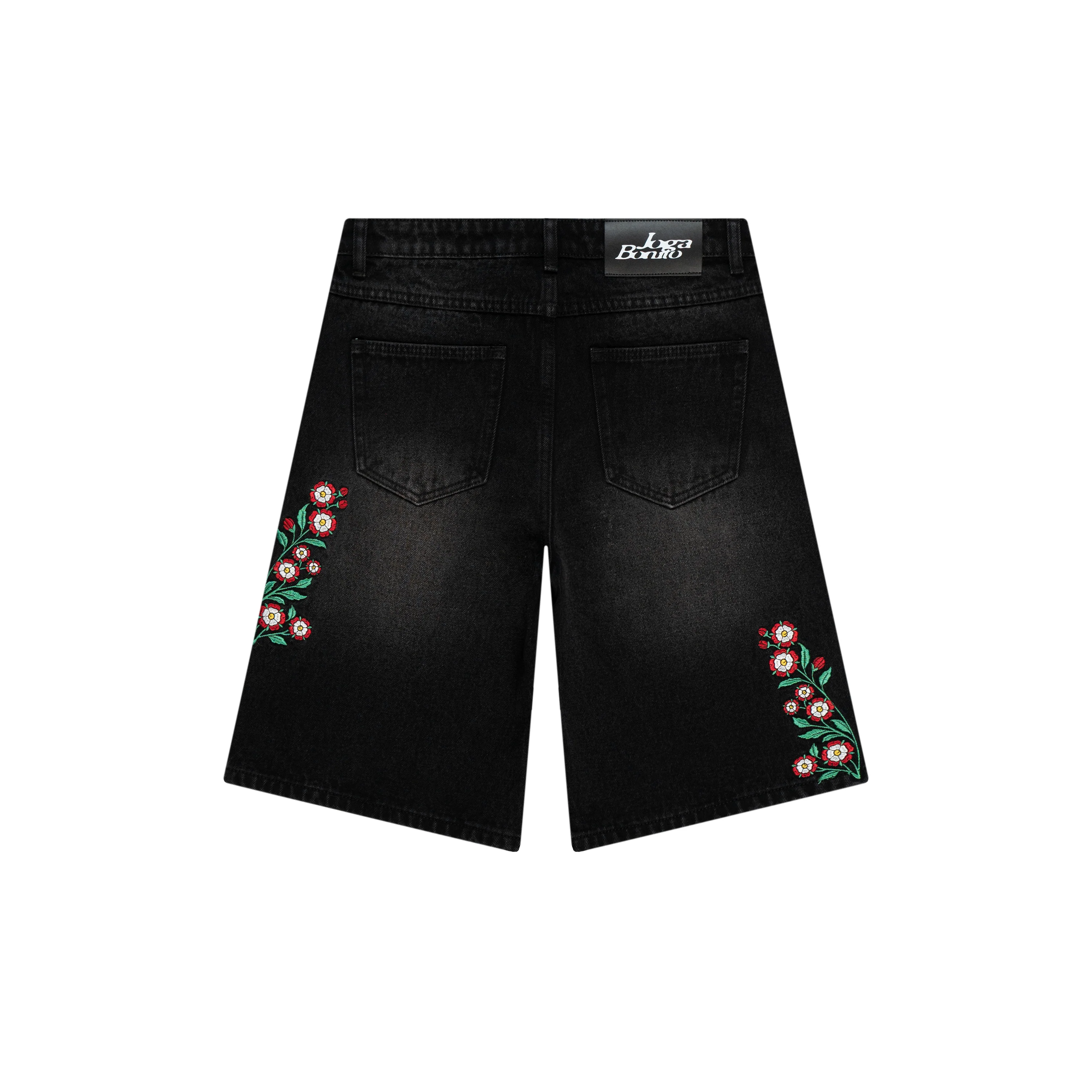 ENGLAND EMBROIDERED JORTS