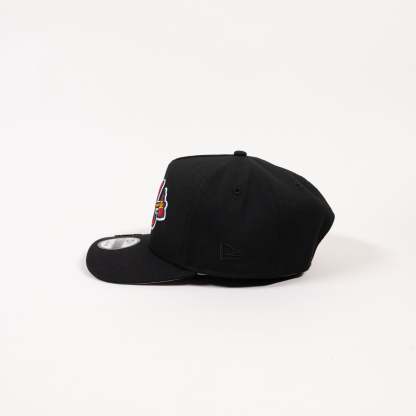 NEW ERA EXCLUSIVE 9FIFTY A-FRAME BLACK ATLANTA BRAVES SNAPBACK W/ 2000 ALL STAR GAME SIDE PATCH-Maverick