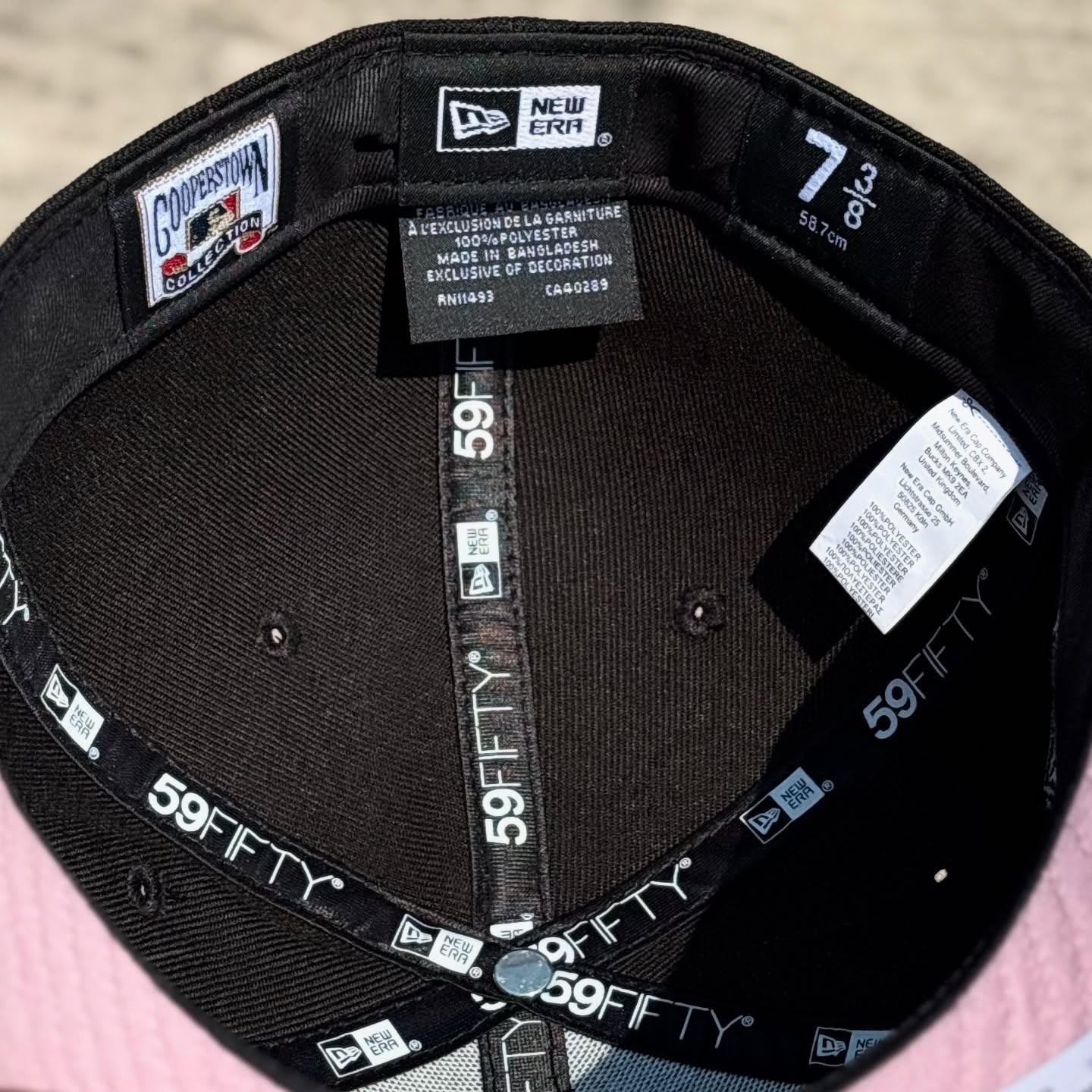 NEW ERA NEW YORK YANKEES WORLD SERIES 1999 BLACK PINK EDITION EMBROIDERED CASUAL BASEBALL CAP-Maverick