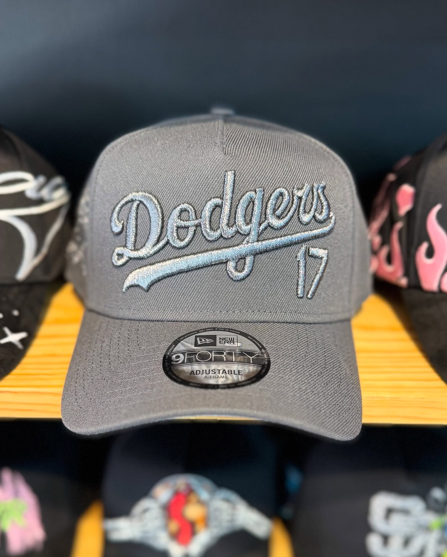 NEW ERA LOS ANGELES DODGERS SHOHEI GRAND VALLEY DEEP GRAPHITE METAL EDITION 9FORTY A- FRAME BASEBALL CAP-Maverick