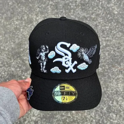 NEW ERA CHICAGO WHITE SOX EMBROIDERED CASUAL BASEBALL CAP-Maverick