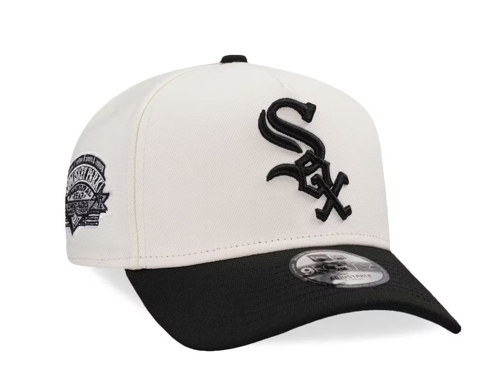 NEW ERA CHICAGO WHITE SOX COMISKEY PARK CHROME TWO TONE EDITION 9FORTY A FRAME SNAPBACK CAP-Maverick