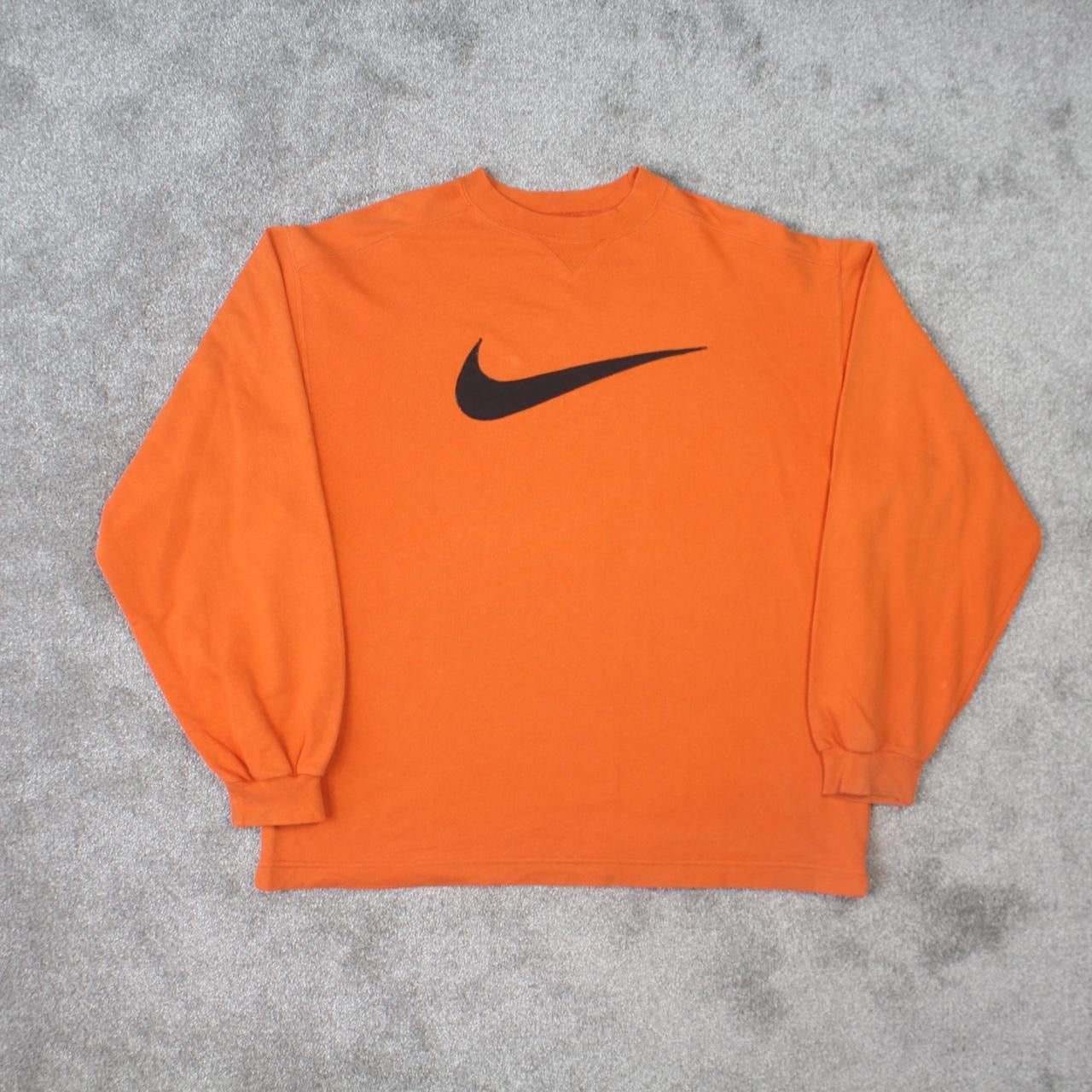1990s  Swoosh Sweatshirt Orange-Maverick