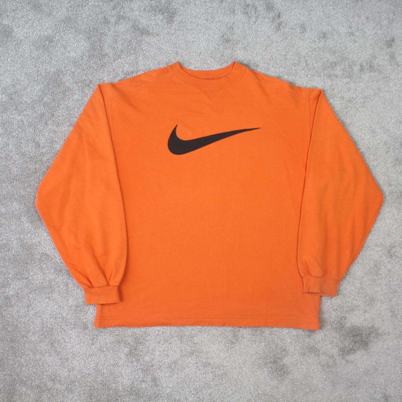1990s  Swoosh Sweatshirt Orange-Maverick