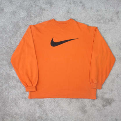 1990s  Swoosh Sweatshirt Orange-Maverick