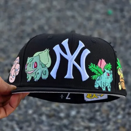 NEW ERA GORRA TOXIK / NEW YORK YANKEES BULBASAUR EMBROIDERED CASUAL BASEBALL CAP-Maverick