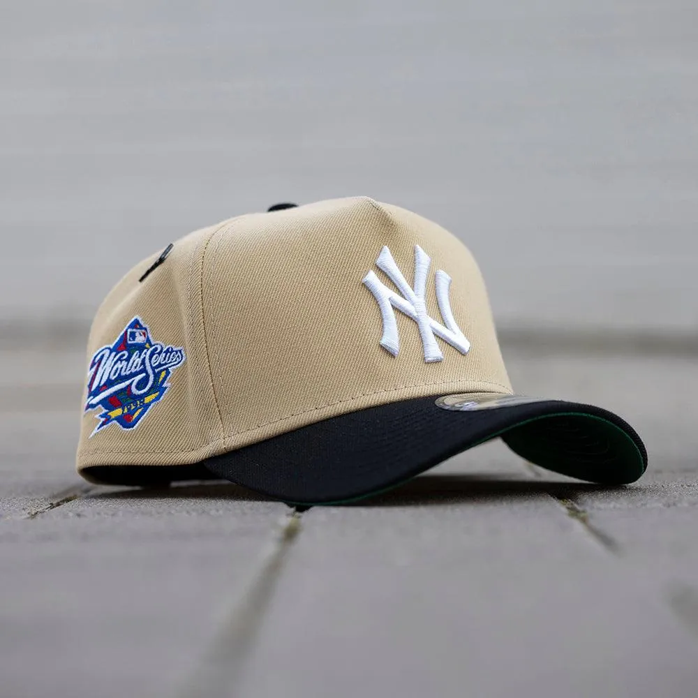 NEW ERA 9FORTY A-FRAME MLB NEW YORK YANKEES WORLD SERIES 1998 TWO TONE / KELLY GREEN UV SNAPBACK-Maverick