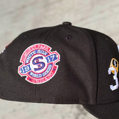 NEW ERA CHICAGO WHITE SOX COUNT THE RINGS EMBROIDERED CASUAL BASEBALL CAP-Maverick