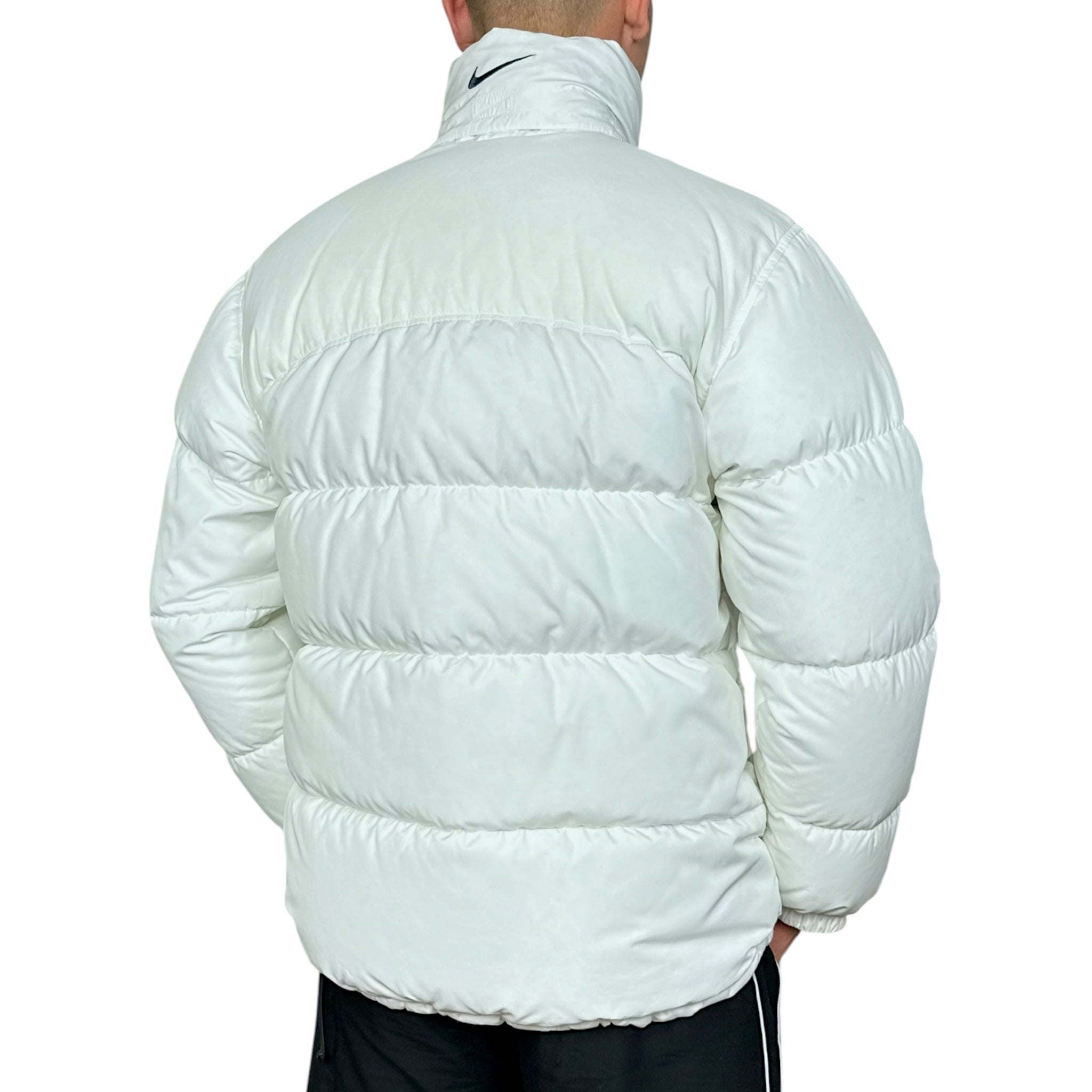 Vintage Y2K Puffer Daunenjacke Wei?-Maverick