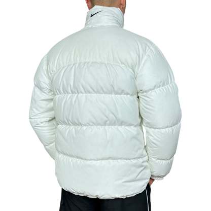 Vintage Y2K Puffer Daunenjacke Wei?-Maverick