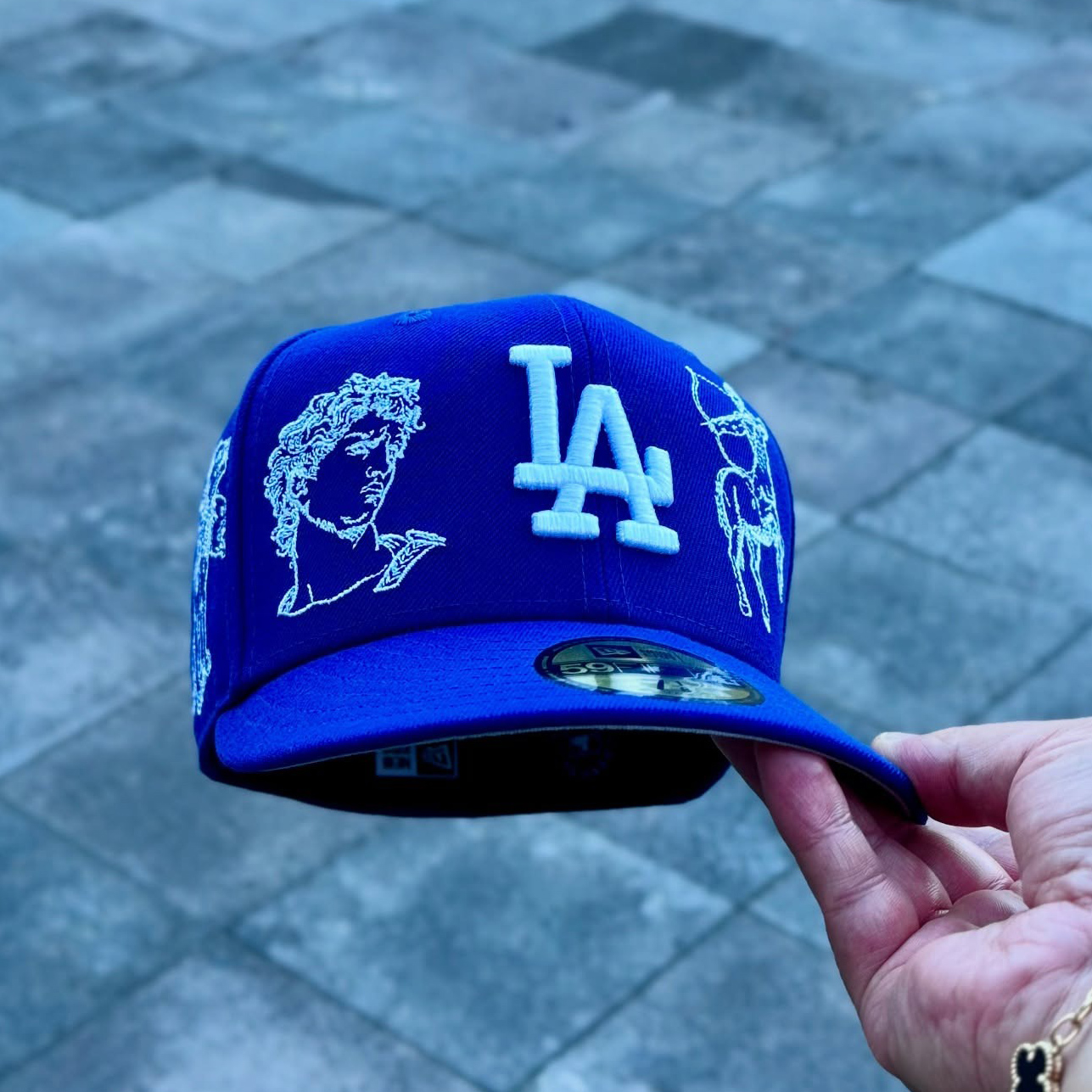 NEW ERA LOS ANGELES DODGERS EMBROIDERED CASUAL BASEBALL CAP-Maverick
