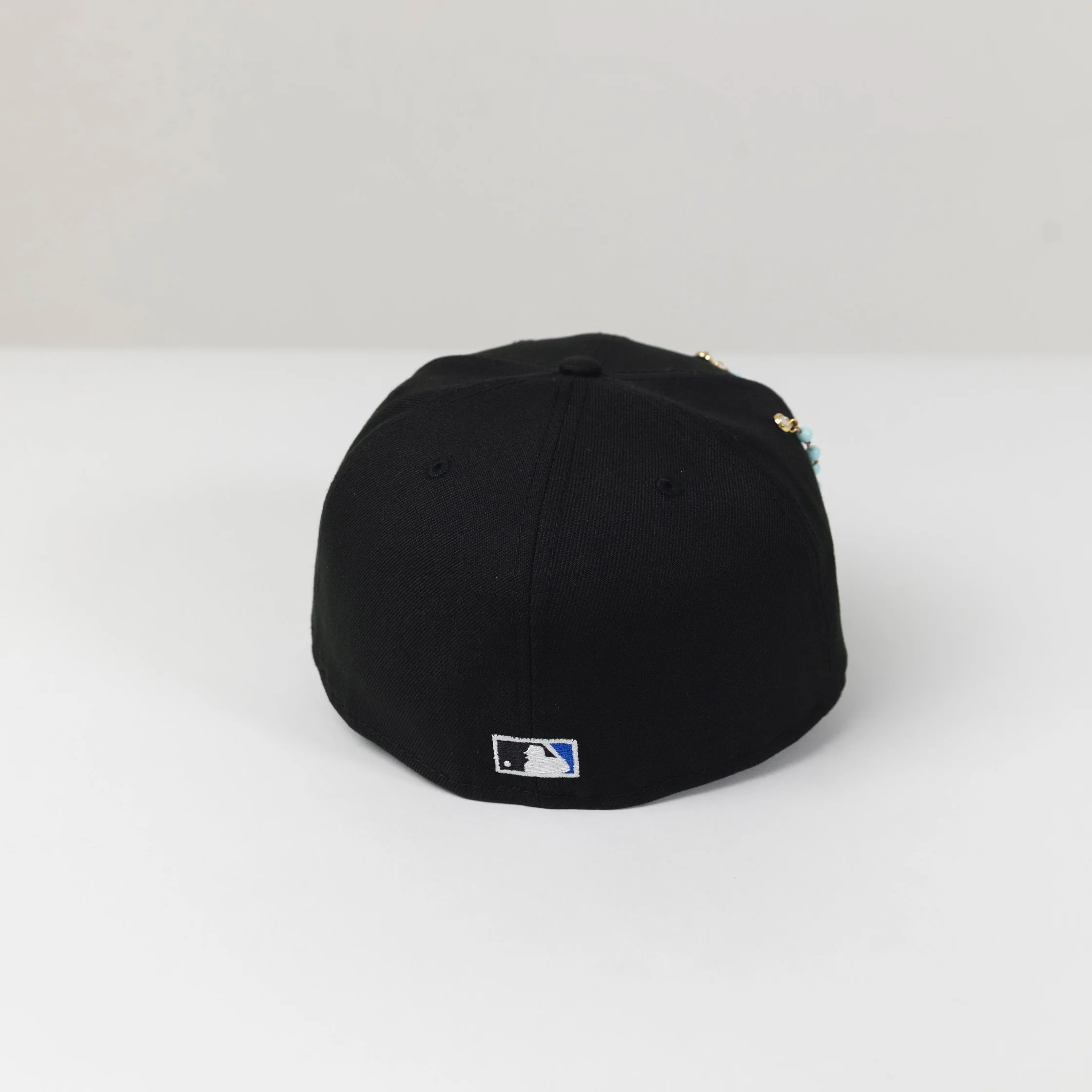 NEW ERA 59FIFTY BLACK LOS ANGELES DODGERS W/ 40TH ANNIVERSARY SIDE PATCH-Maverick