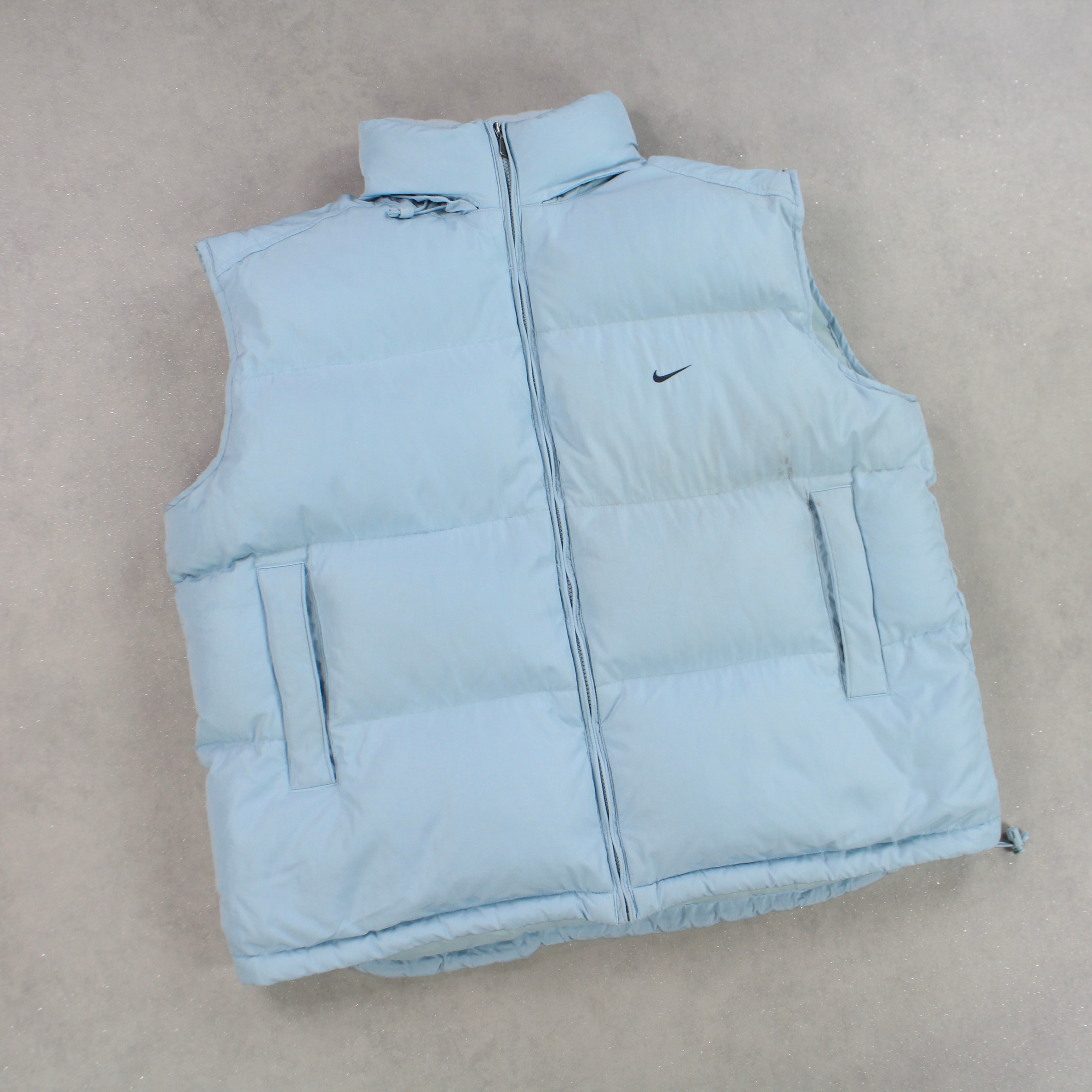 RARE 2000s Puffer Gilet Blue-Maverick