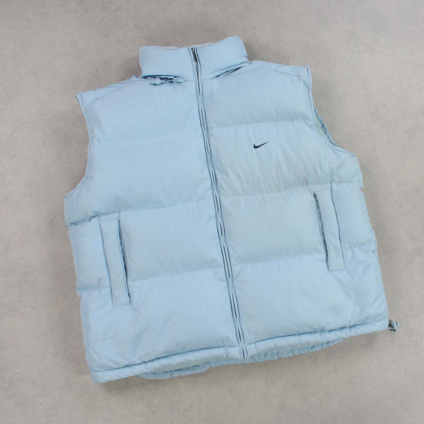 RARE 2000s Puffer Gilet Blue-Maverick