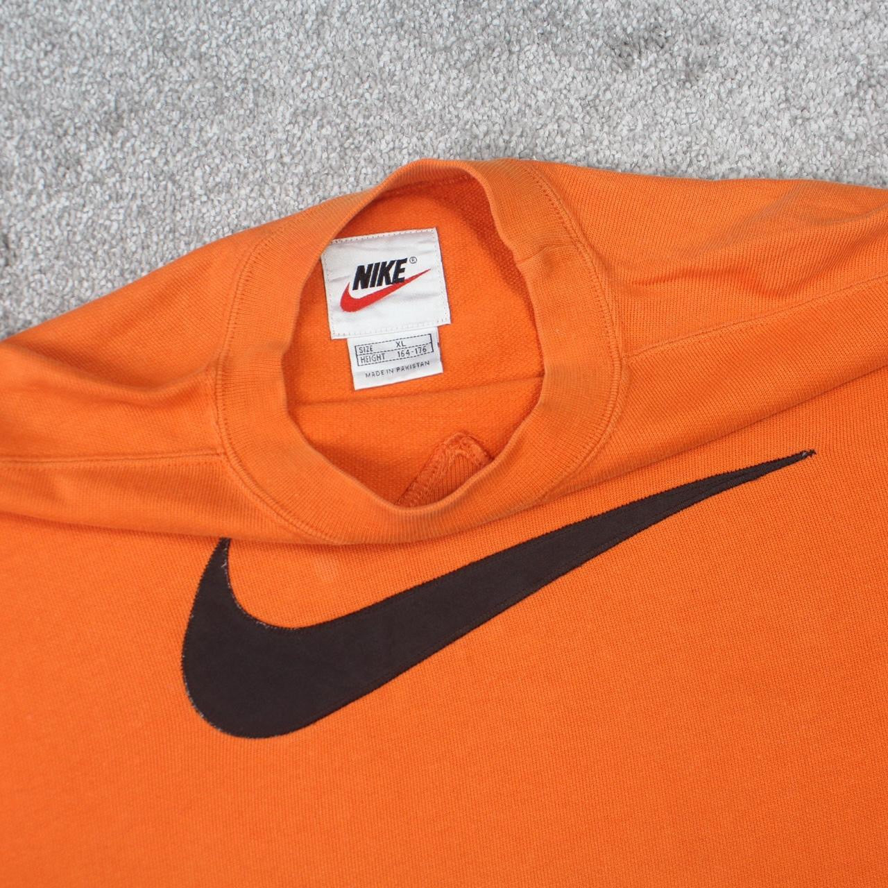 1990s  Swoosh Sweatshirt Orange-Maverick