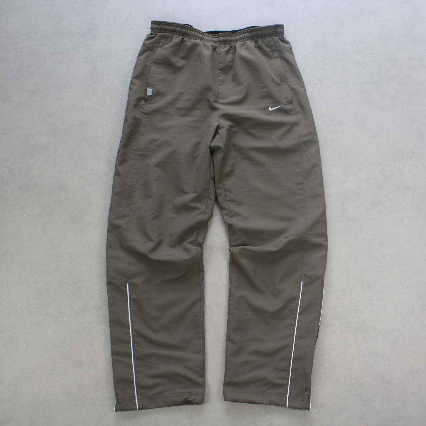RARE 2000s Baggy Trackpants Light Brown-Maverick