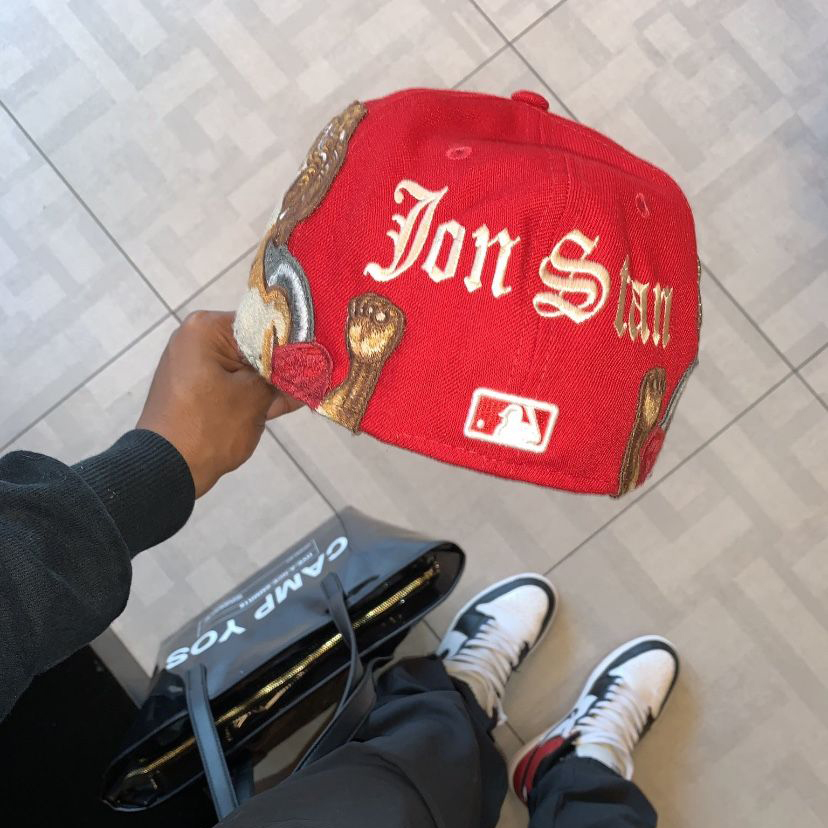 NEW ERA (RED) JON STAN YANKEES EMBROIDERED CASUAL BASEBALL CAP-Maverick