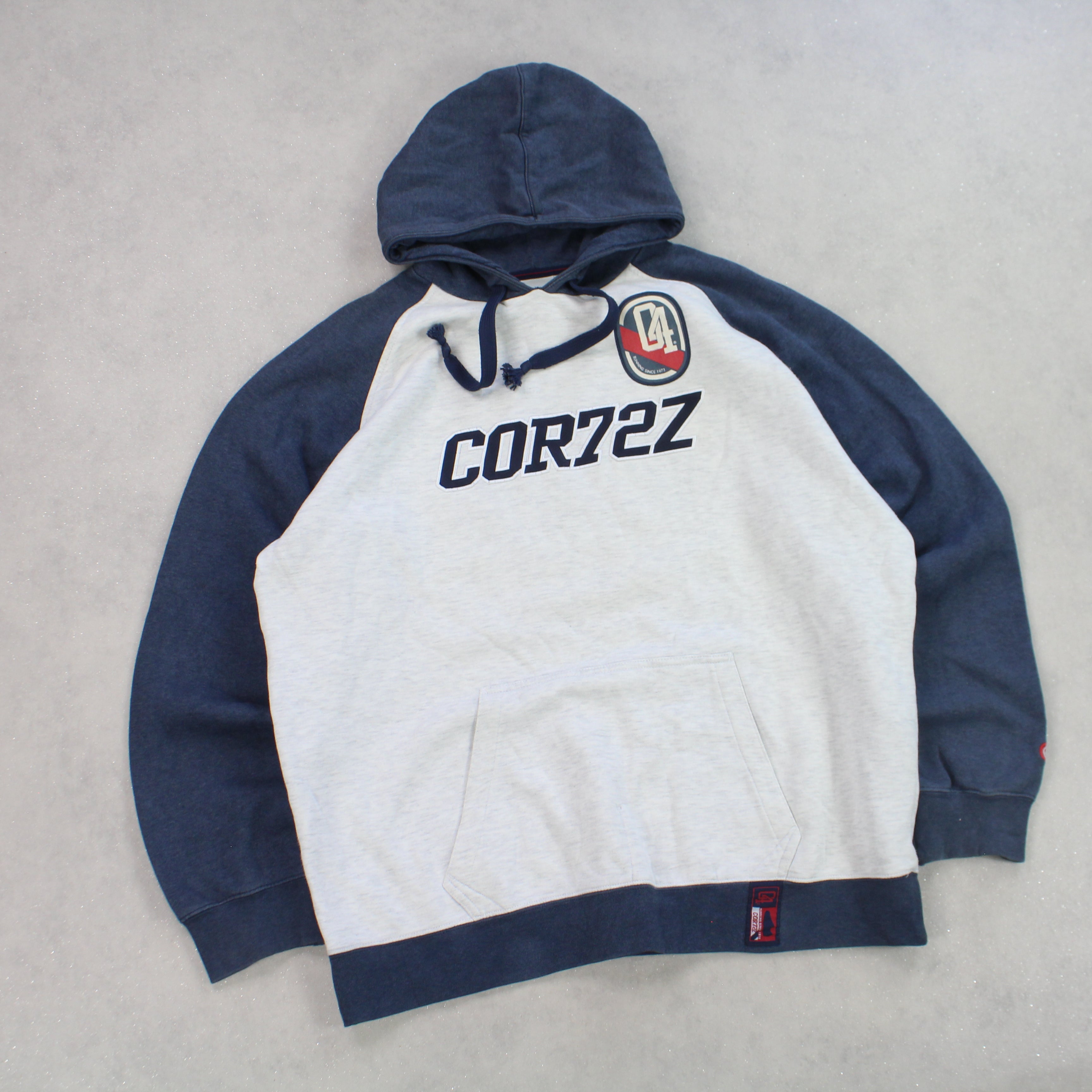 RARE 2000s  Cortez Hoodie Grey-Maverick