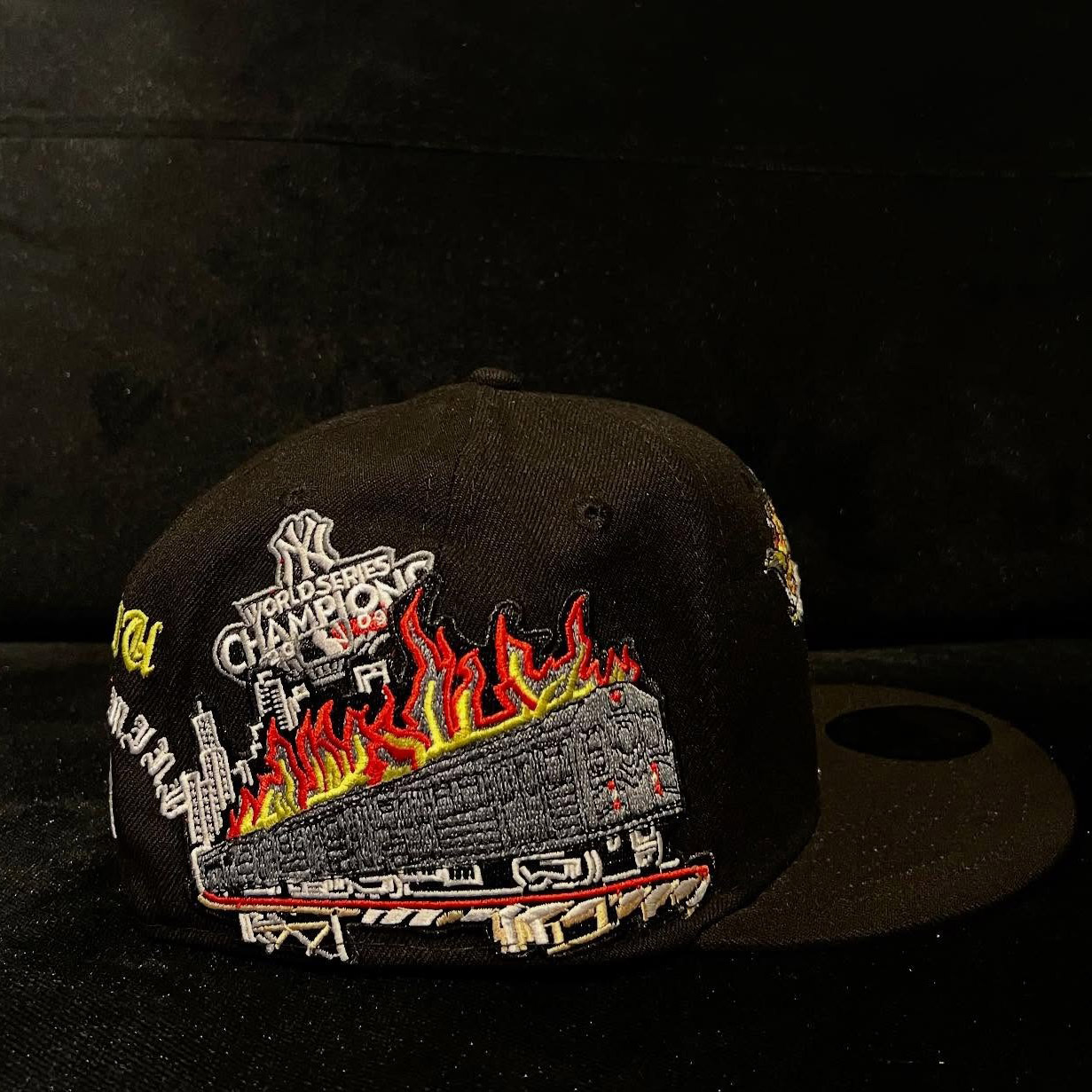 NEW ERA X HELL YORK NEW YORK YANKEES EMBROIDERED CASUAL BASEBALL CAP-Maverick