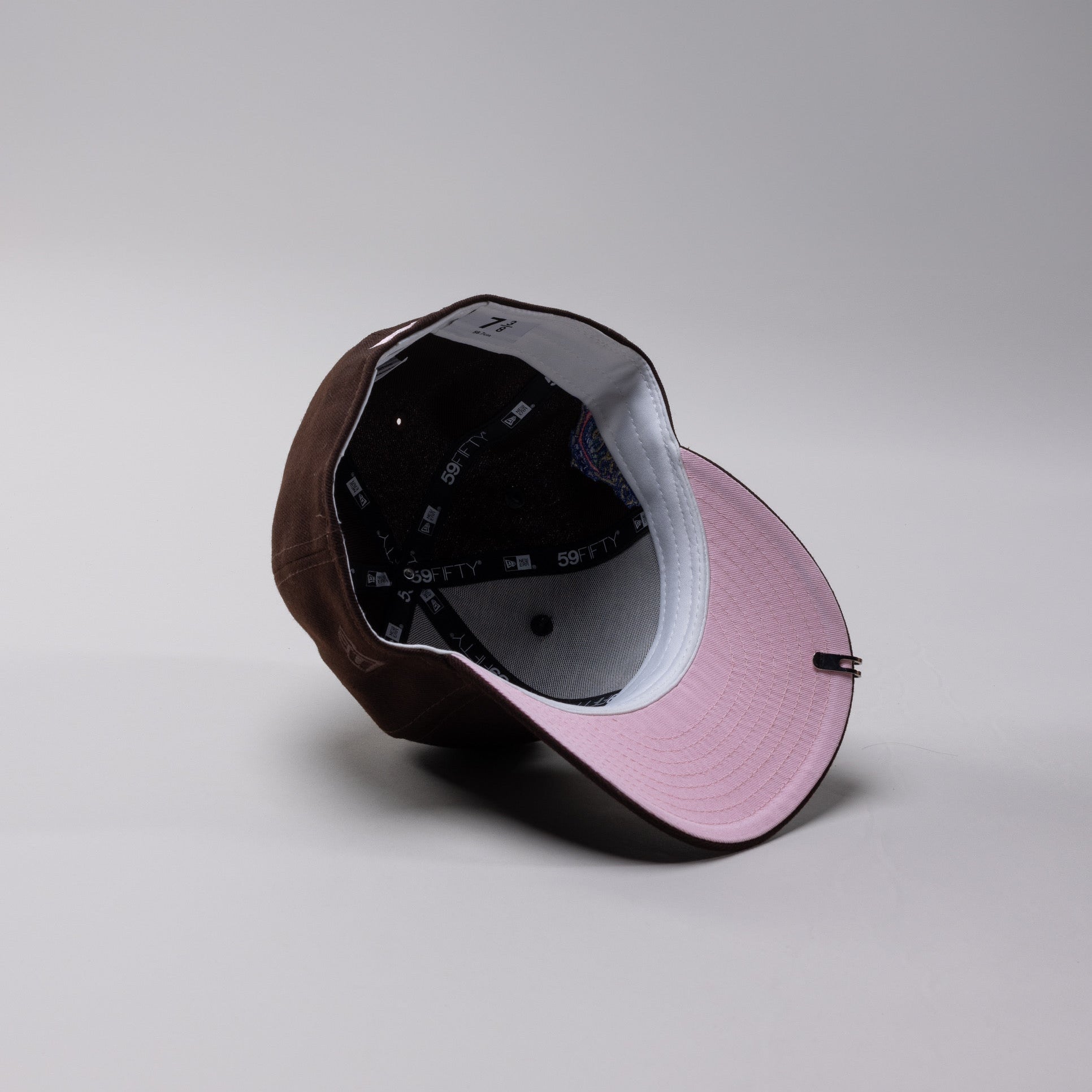 NEW ERA 59FIFTY BROWN ATLANTA BRAVES W/ 1992 WORLD SERIES SIDE PATCH-Maverick