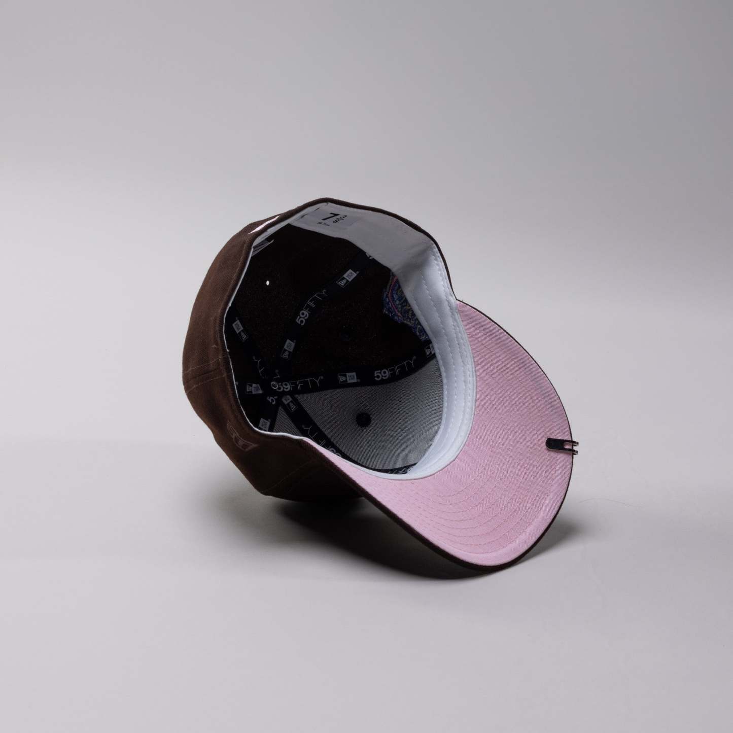 NEW ERA 59FIFTY BROWN ATLANTA BRAVES W/ 1992 WORLD SERIES SIDE PATCH-Maverick